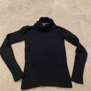 Tommy Hilfiger Women's Classic Black Cowl Neck Sweater